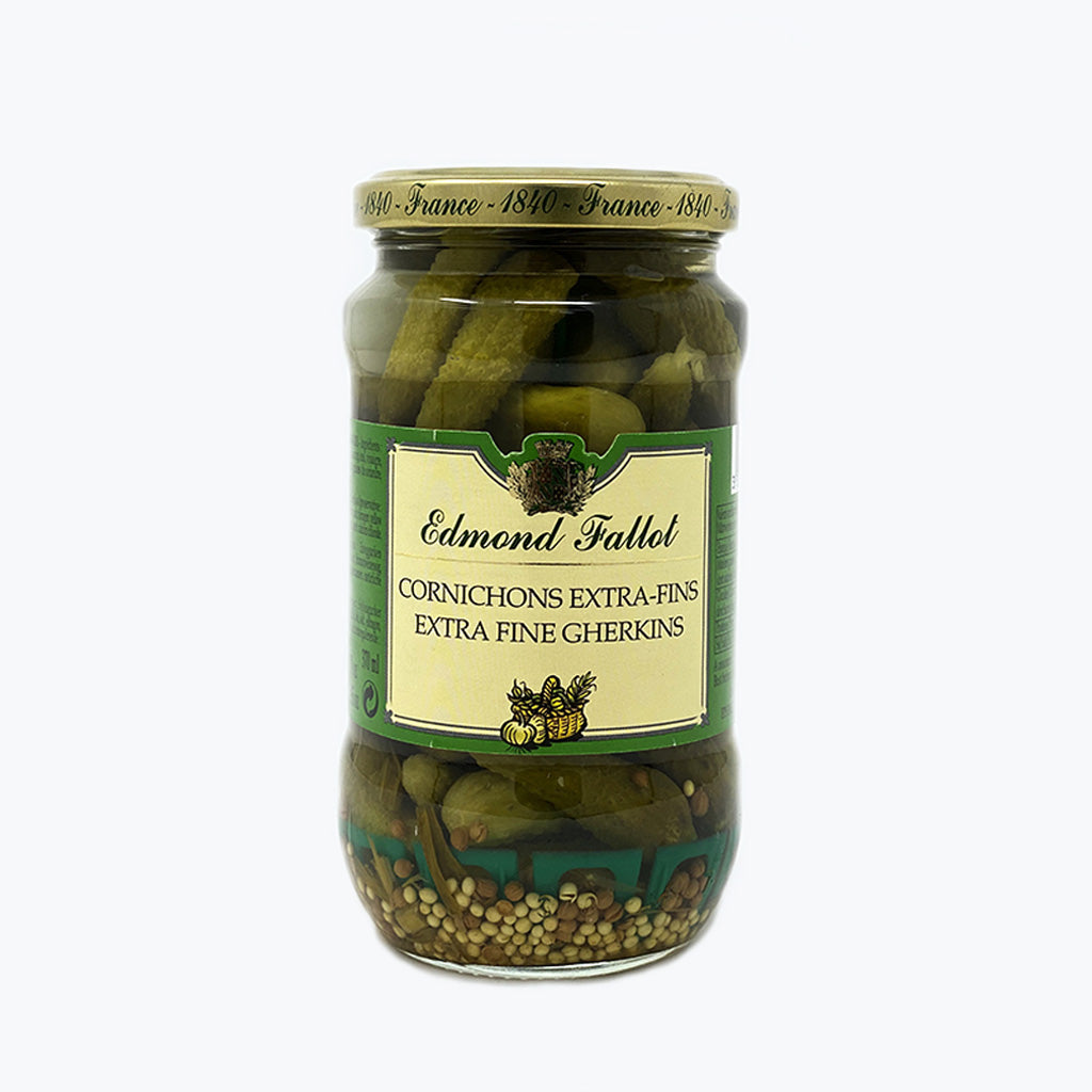 EDMOND FALLOT CORNICHONS EXTRA FINS 370ML thefrenchmarket