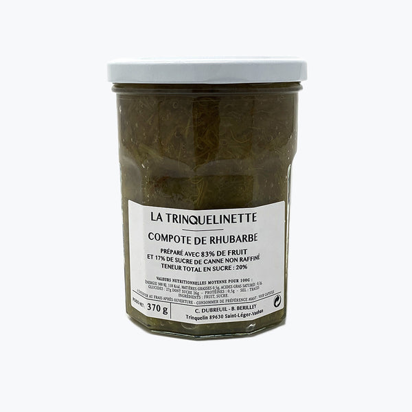 LA TRINQUELINETTE <br> RHUBARB COMPOTE