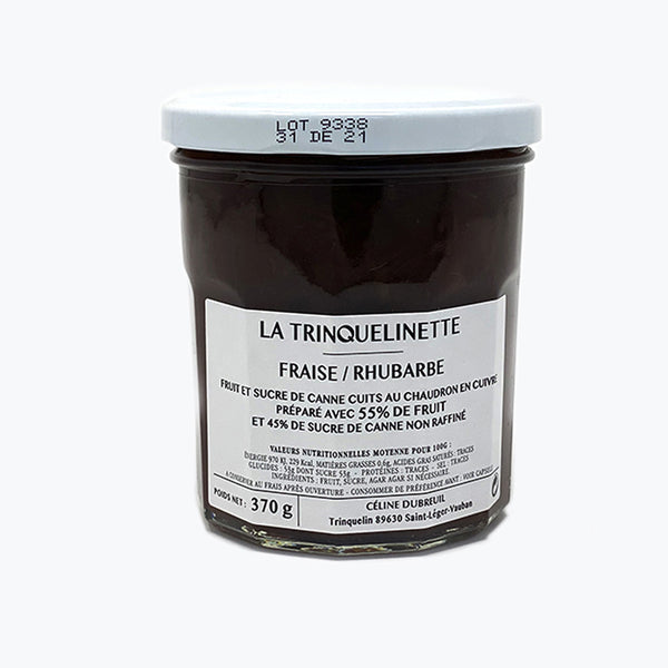 LA TRINQUELINETTE <br> STRAWBERRY & RHUBARB JAM